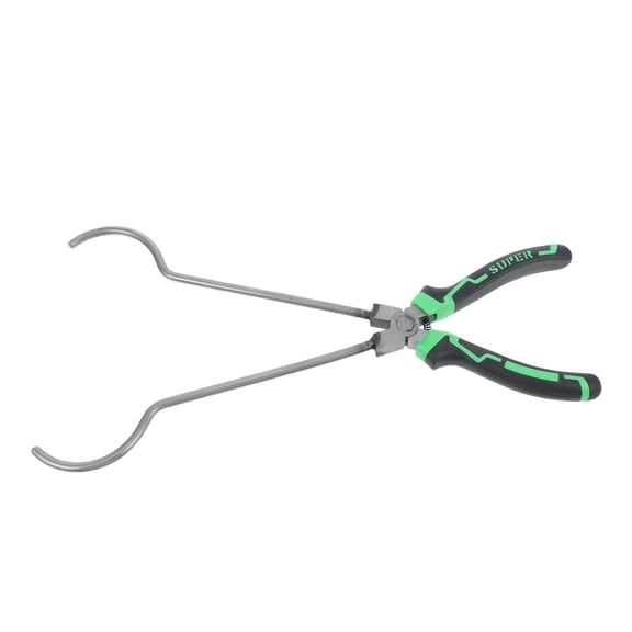 WEAVILUX Stainless Steel Furnace Pouring Tongs Ergonomic Heat Insulation Metal Melting Pincers