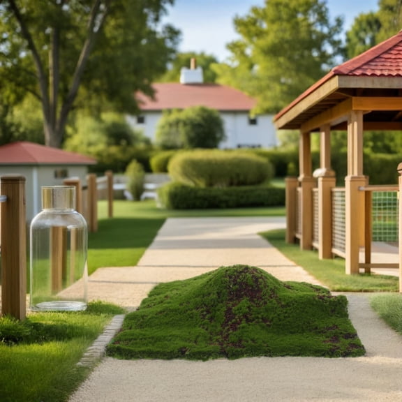 WEAVILUX Green Plastic Moss Mat, High Realism, Easy to Install, Ideal for Indoor and Outdoor Decor