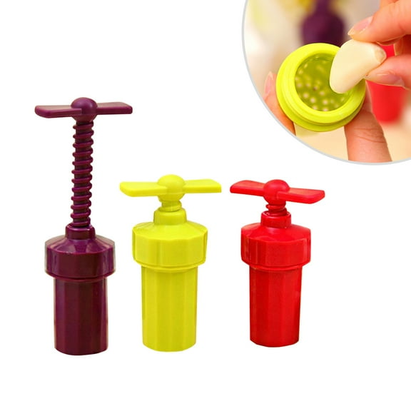 WEAVILUX Handheld Garlic Chopper for Kitchen, PP Material Food Crusher, Easy to Use 1-Pack for Food Preparation
