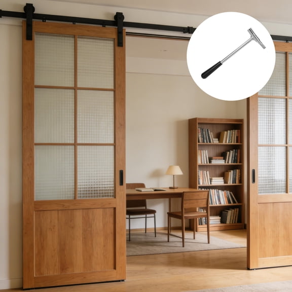 WEAVILUX Heavy Duty Metal Window Crank Handle Replacement, Operator Handle for Sliding Panels and Screen Door Repair