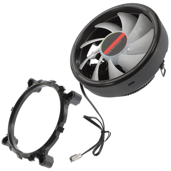 WEAVILUX Desktop CPU Cooler 56Cfm Airflow with Tight Fins and Assorted Color Rgb Lighting