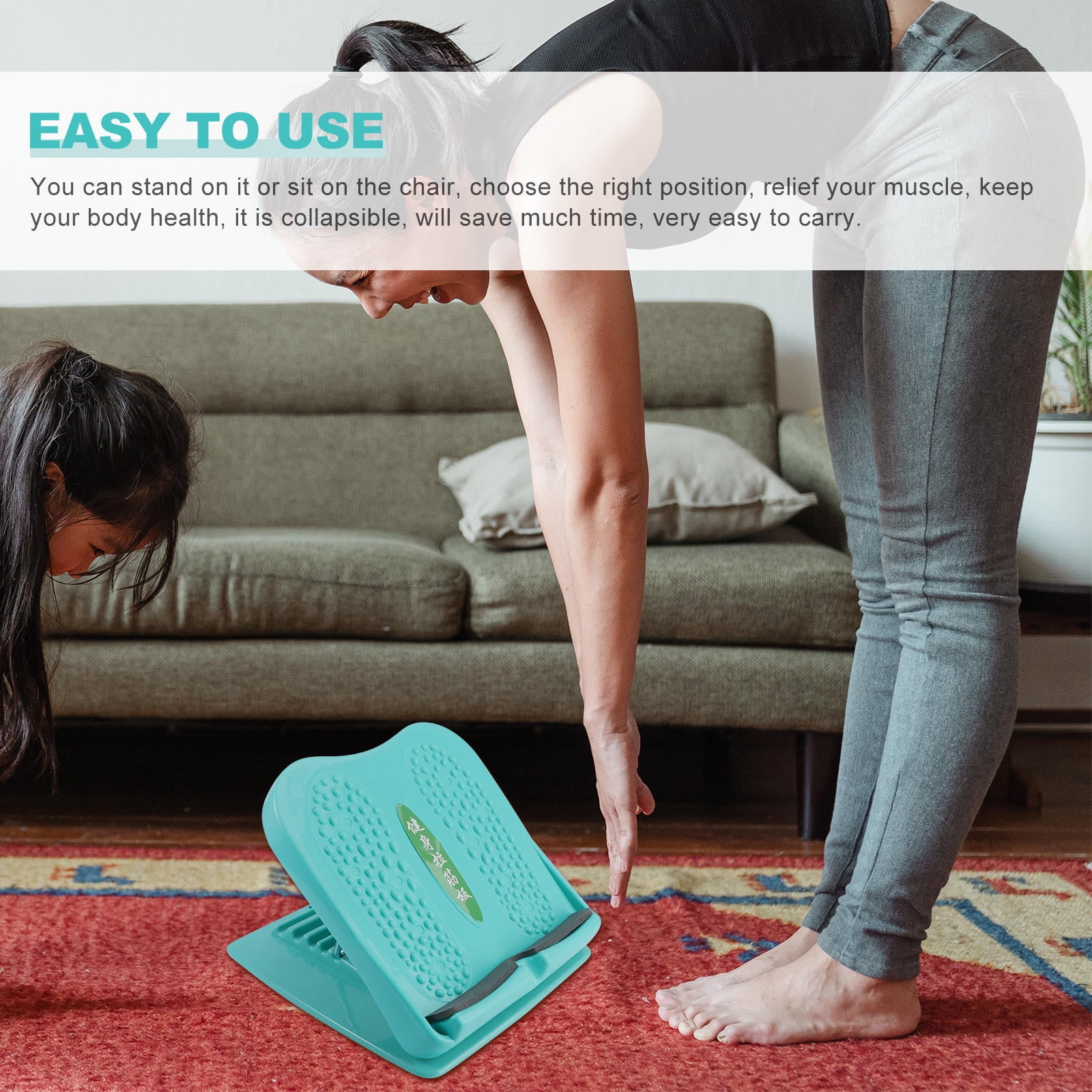WEAVILUX Incline Stretch Board, Non- Support for Fitness and Mobility ...