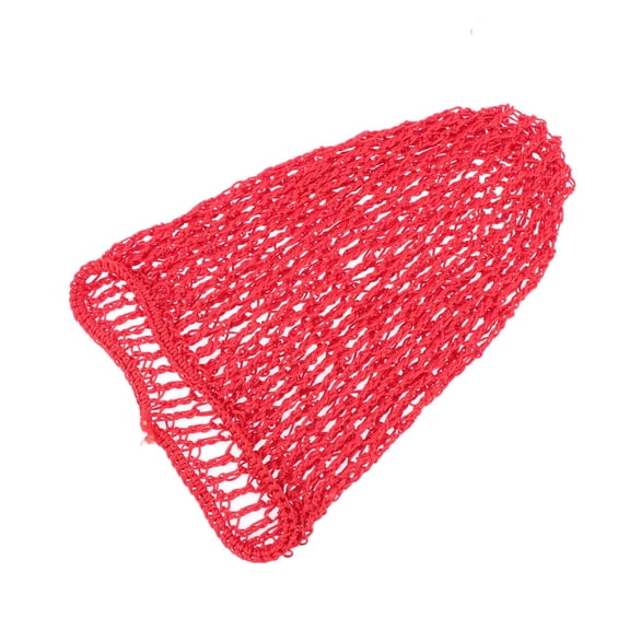 WEAVILUX Mesh Hair Wraps for Women Net Design Night Hair Wrap in Red 1Pack