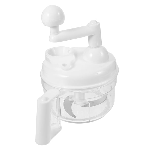 WEAVILUX Manual Vegetable Chopper with Rotating Stainless Steel Blades for Fruits and Vegetables, 1 Set Kitchen