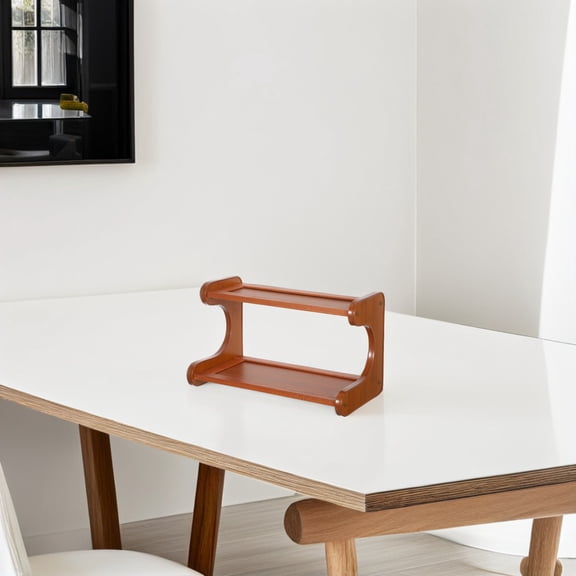 WEAVILUX Minimalist Desk Organizer Shelf for Dorm Room, Space-Saving Desktop Storage Solution, 1 Pack