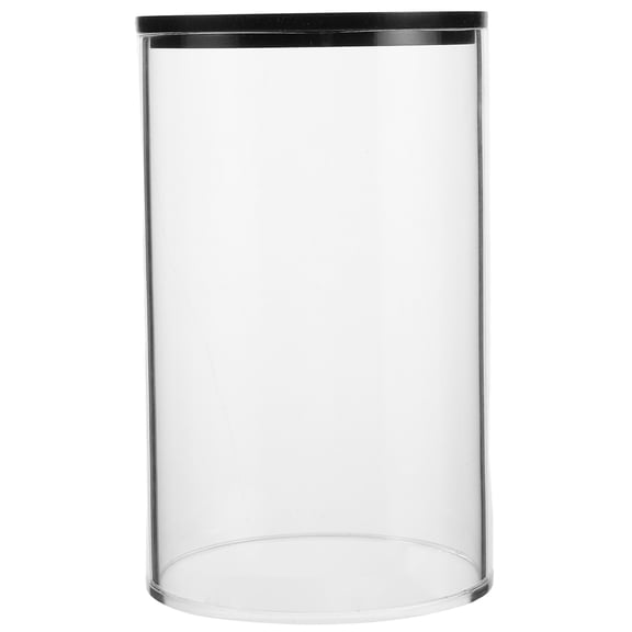 WEAVILUX Transparent Acrylic Money Box with Slot, Tip Jar for Cash Saving, Donation, and Collection