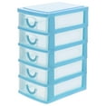 thumbnail image 1 of WEAVILUX Clear Storage Organizer Box with Multiple Drawers for Jewelry, Office Supplies, and Small Item Storage - 1 Set, 1 of 8