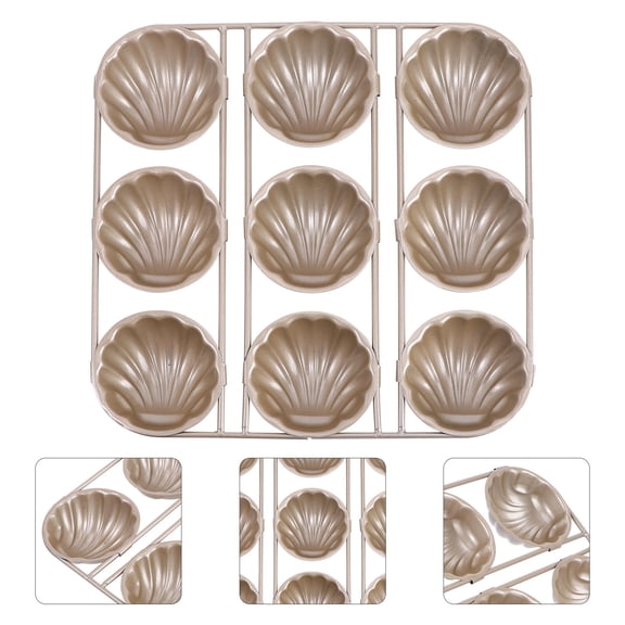 WEAVILUX Carbon Steel Non-Stick Cake Mold Pan for Baking Cakes, Puddings, Desserts, and Multi-Purpose Bakeware