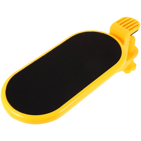 WEAVILUX Yellow Computer Arm Rest for Desk with Comfortable Wrist Support