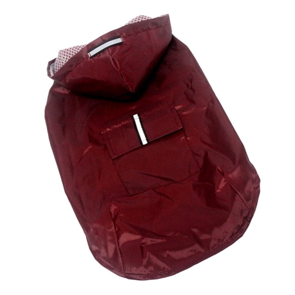 WEAVILUX Reflective Pet Raincoat with Adjustable Fit and Buttons, Protective Gear for Dogs and Cats, 1 Set