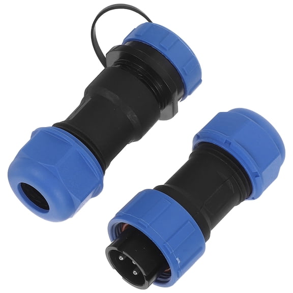 WEAVILUX Waterproof Circular Aviation Connector Kit 3 Pin Pps Metal Plug Socket