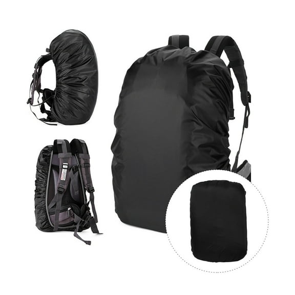 WEAVILUX Hood Backpack Cover 190T Polyester Rain Protector for Hiking, Camping, and Outdoor Adventures