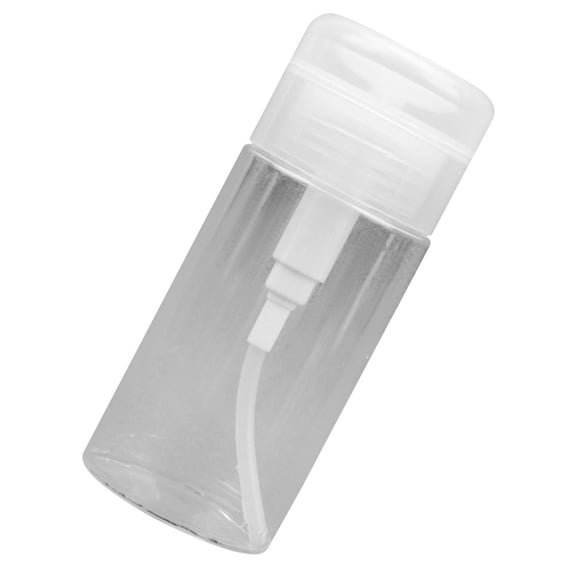 WEAVILUX Travel Dispenser Bottle Transparent Pump Container for Skincare, Lotion, Liquid Soap, and Cosmetic Liquids