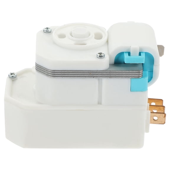 WEAVILUX Refrigerator Defrost Timer Replacement, White Copper & Iron Fridge Repair Part for Efficient Cooling