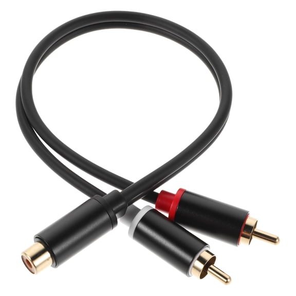 WEAVILUX Y Shaped Audio Splitter Cable, Tablet Connector Cord, Multi PVC Copper, 1 Set for Headphones and Speakers