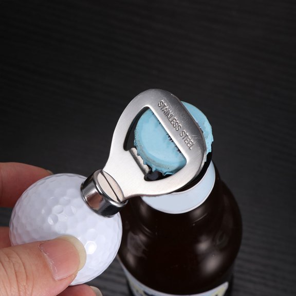 WEAVILUX White Metal Beer Opener Stainless Steel for Removing Bottle Caps