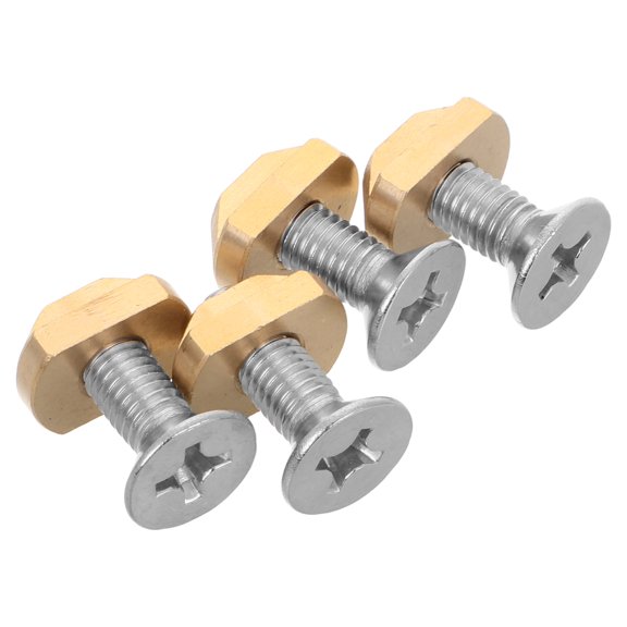 WEAVILUX T Nuts Stainless Steel 4pcs M8 for Hydrofoil Board Rudder Mounting