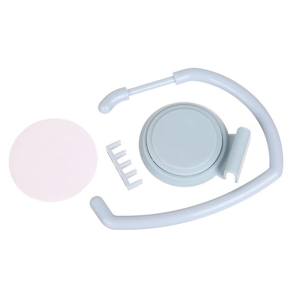 WEAVILUX Self-Adhesive Blue Nail-Free Tissue Holder, Ideal for Bathrooms, 1Pc