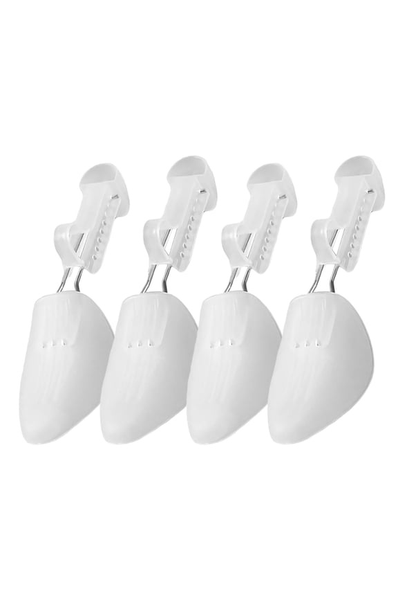 Transparent Adjustable Boot Shaper Shoe Tree for Men's with Antiwrinkle Function for Home Use, 2 Pairs