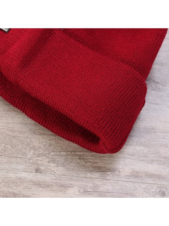 Unisex Double Knit Wool Winter Beanie Hat, Warm Ski Cap for Men and Women, Outdoor Sports, Snow, Travel, Daily Wear