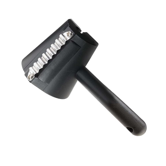 WEAVILUX Black Vegetable Peeler for Kitchen - Spiral Veggie Slicer and Curler, 1 Piece Handheld Tool