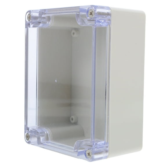 WEAVILUX Clear Plastic Indoor Electrical Junction Box Enclosure, Distribution Panel, 1 Piece