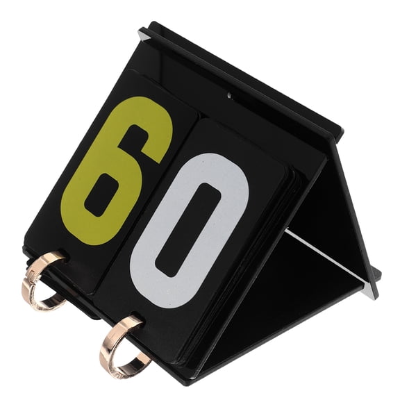WEAVILUX Portable Flip Scoreboard Manual Score Keeper Tool with Large Numbers for Card Games and Tabletop Competitions