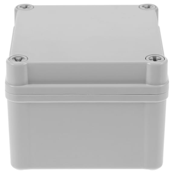 WEAVILUX Outdoor Electrical Junction Box White Plastic Weatherproof Impact Resistant Insulated Cover for Wiring