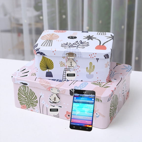 WEAVILUX Electronic Locking Timer with USB Rechargeable Battery, White, LCD Countdown Display, Metal Wire Rope, Multi-Purpose Use