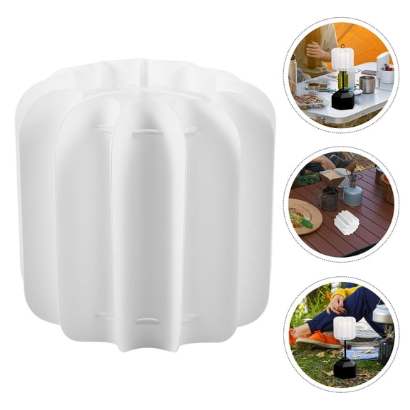 WEAVILUX Camping Lantern Cover White PP Durable for Camping and Emergency