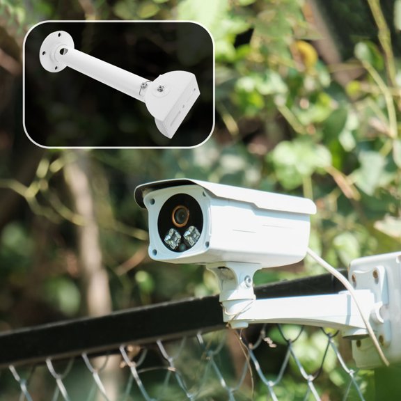 WEAVILUX White Metal Trail Camera Pole with Stable Support and Easy Installation for Tree Mounting