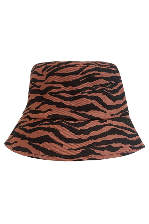 UV Protection Sun Hat Women Zebra pe Bucket Hat 1Pack