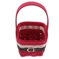thumbnail image 1 of WEAVILUX Red Wooden Christmas Basket Handwoven Storage Organizer Decorative Holiday Container for Home and Festive Décor, 1 of 8