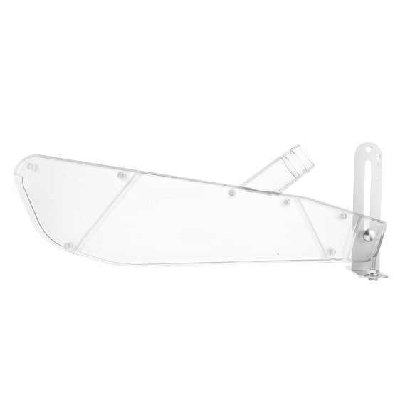 WEAVILUX Woodworking Saw Protective Cover with Heat Dissipation, Transparent Plastic and Iron Case, 1 Pack