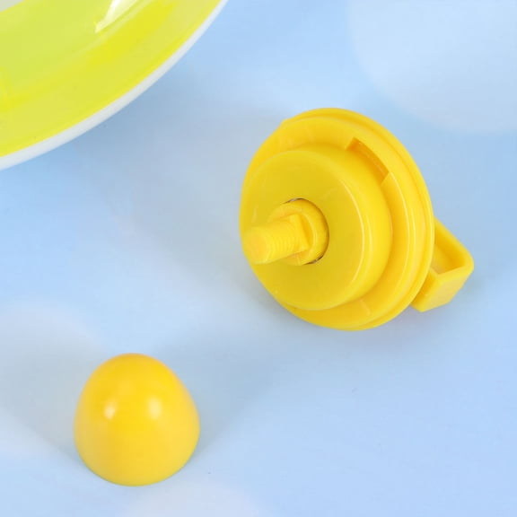 WEAVILUX Yellow Small Pet Running Wheel, Easy to Use and Store for Hamsters