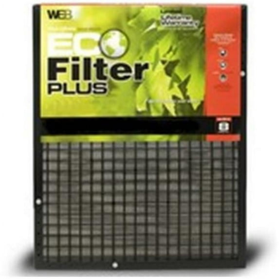 WEB KHBWPLUSLG WEB ECO Plus Permanent Electrostatic 1 in. ADJUSTABLE 14 x 20 TO 20 x 25