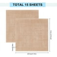 thumbnail image 1 of WEBEEDY Linen Fabrics for DIY Christmas Wedding Decorations Craft Square Tan 20.1x20.1x0.1cm, 1 of 6
