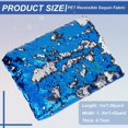 thumbnail image 1 of WEBEEDY PET Reversible Sequin Fabric for Dress Performance Stage Blue 130x0.07cm, 1 of 6