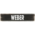 thumbnail image 1 of WEBER Gift Street Sign Home Decor Chic Gift 4x18 104180003553, 1 of 1