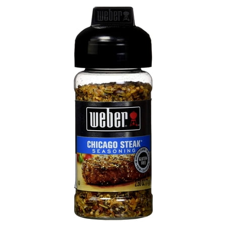 WEBER Grill CHICAGO STEAK Seasoning 2.5 oz. (Pack of 2)