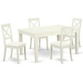 thumbnail image 1 of WEBO7-LWH-LC 7 Pc Set With One Weston Table And 6 Faux Leather Seat Chairs, 1 of 4