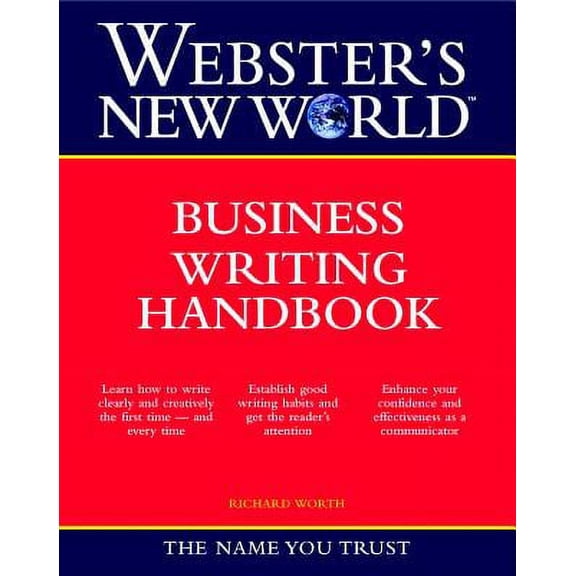 WEBSTER'S NEW WORLD BUSINESS WRITING HANDBOOK (Paperback)