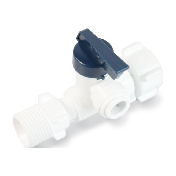WECO Angle Stop Valve Adapter with 3/8" Tube Outlet