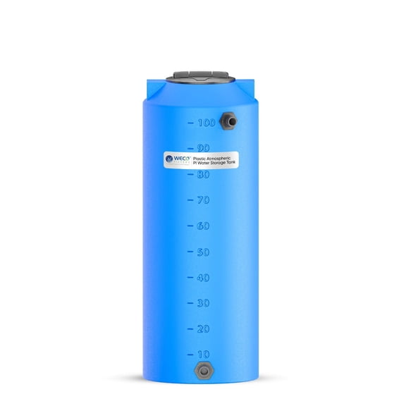 WECO Atmospheric Water Storage Tank (Blue) - 100 Gallons