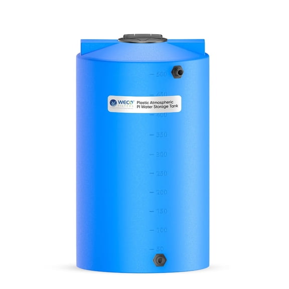 WECO Atmospheric Water Storage Tank (Blue) - 500 Gallons