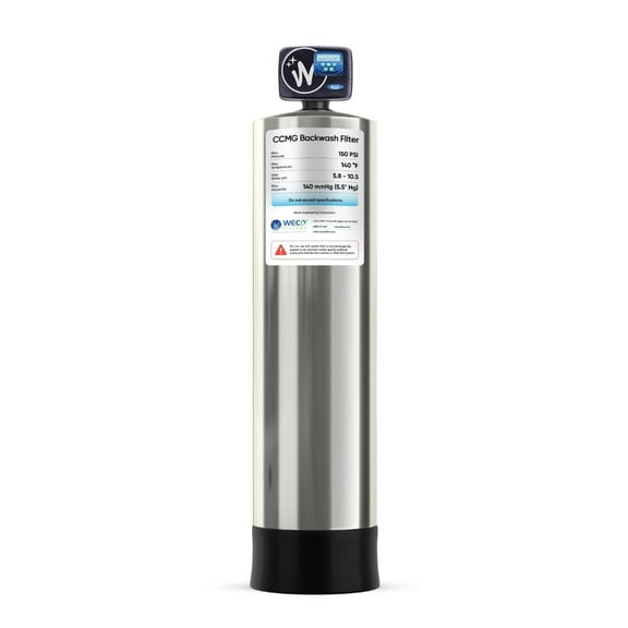 WECO CCMG-1665 Backwashing Filter with Catalytic Activated Carbon and KDF-85 Media Guard