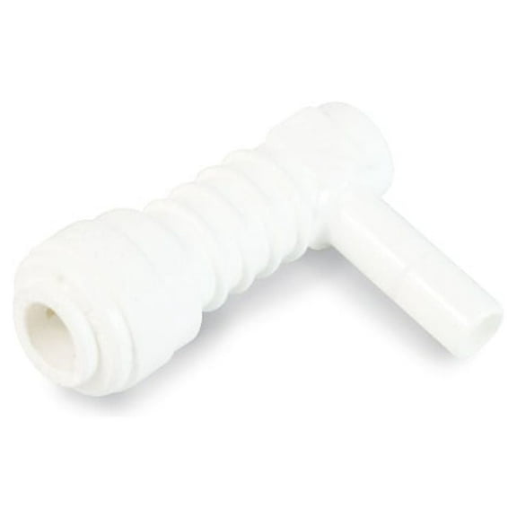 WECO Check Valve Elbow 1/4" Stem x 1/4" Tube Quick Connect