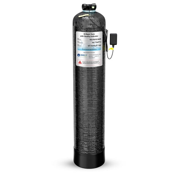 WECO DIBRS-1054 Deionizing Resin Tank with LED Conductivity Monitor