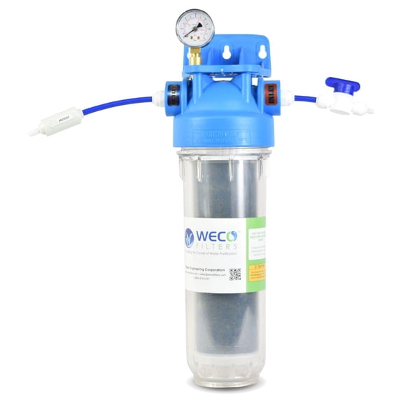 WECO FDI-1025 Color Changing Deionizing (DI) Mixed Bed Resin Filtration Kit