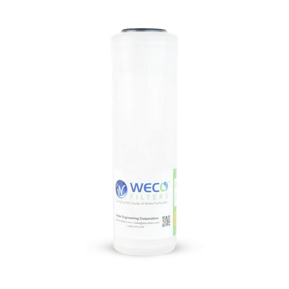 WECO KDF85-1025 Custom Blend 2 " x 10" KDF-85 Drinking Water Filter Cartridge for Hydrogen Sulfide/Iron/Chloramines